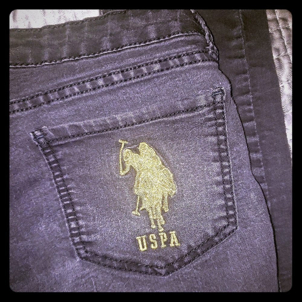 Black U.S. Polo Assn Jeans w/ embroidery